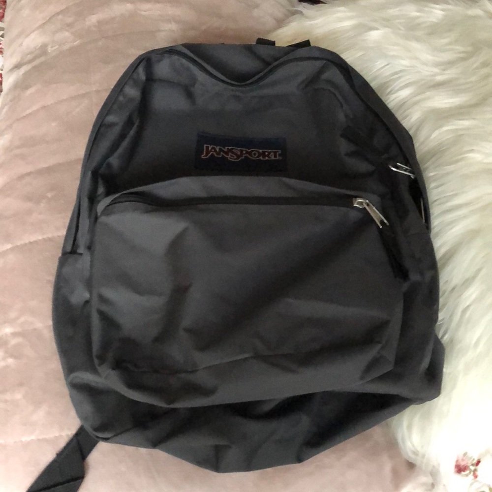 Grey Jansport Backpack